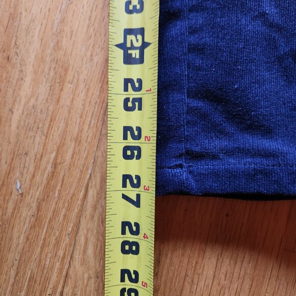 Isaac Mizrahi Live! Stretch Pincord Corduroy Pull On Pants Blue 18W Comfort - Picture 7 of 8